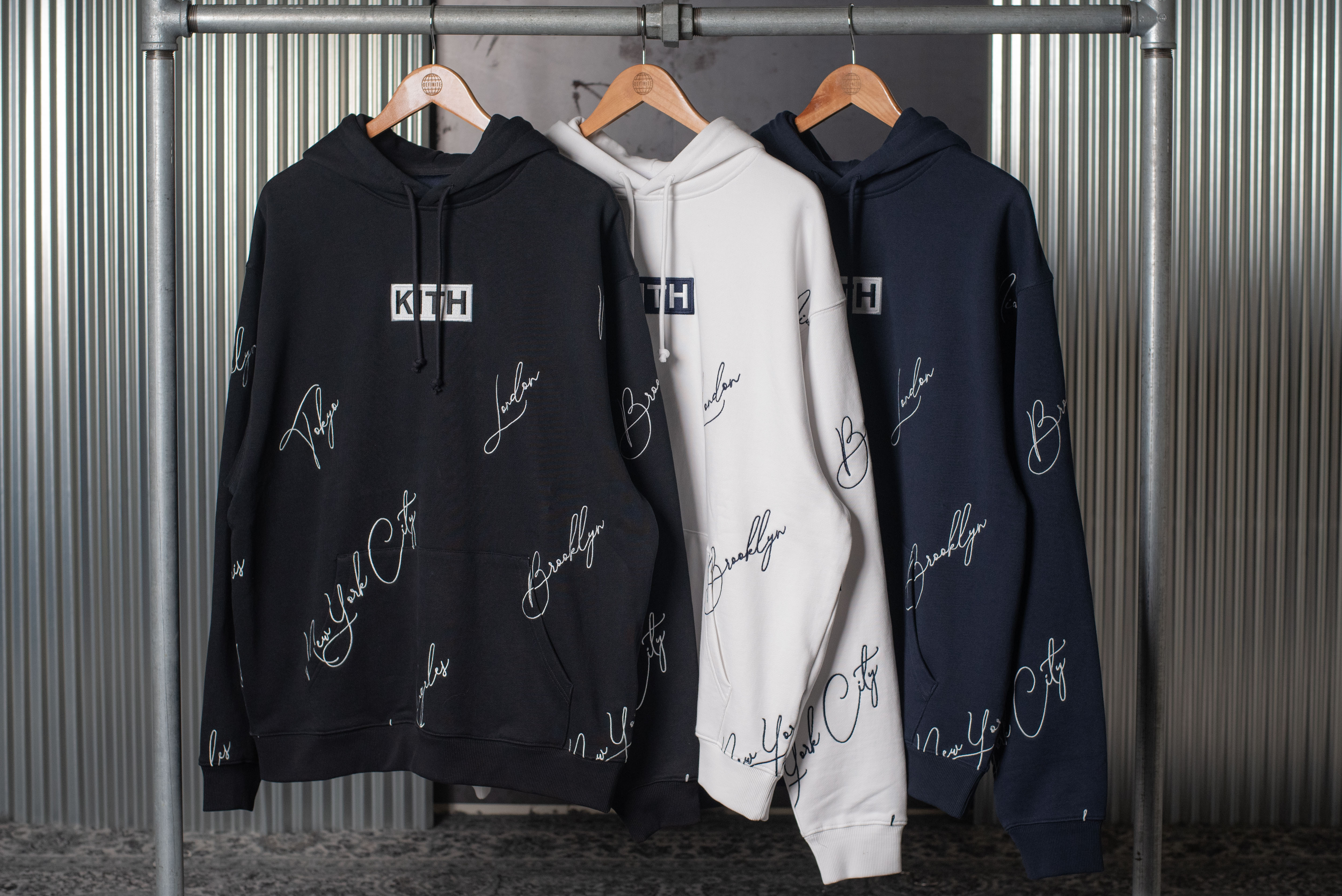 アウトレット☆送料無料 Kith City Hoodies Script Hoodie Nocturnal ...