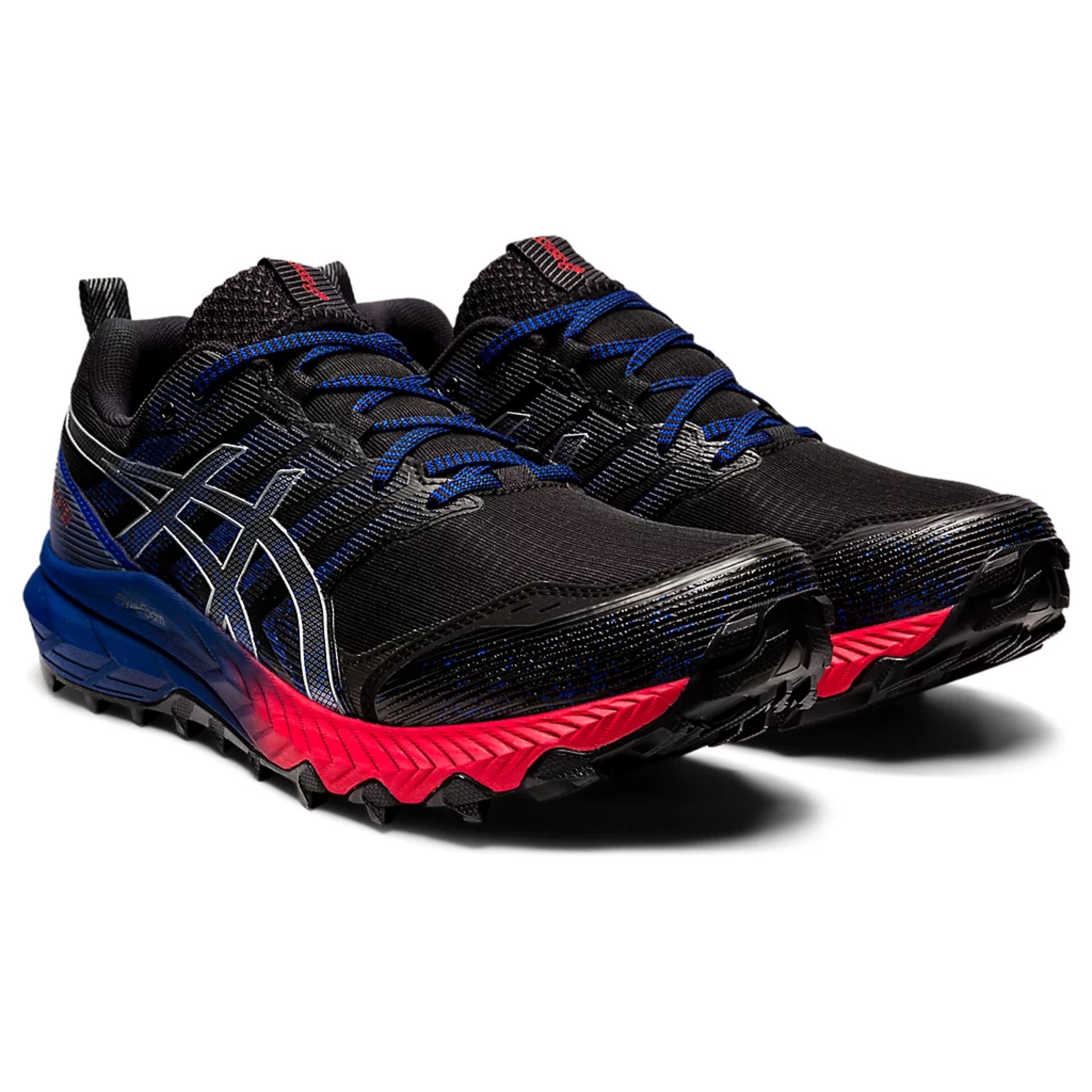 💥防水鞋系列】Asics gTrabuco 9 Gore-Tex 越野跑鞋防水多碼紅藍色