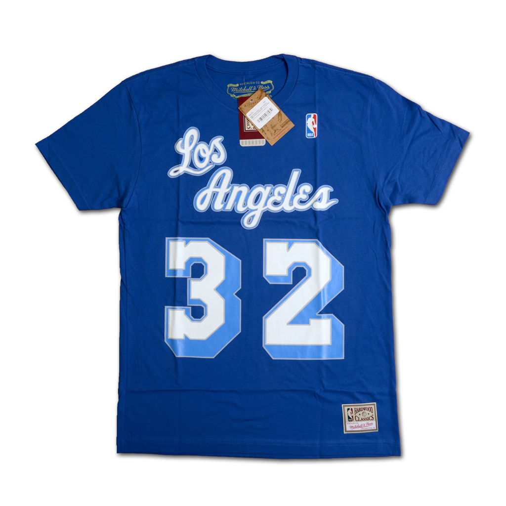 Mitchell & Ness 洛杉磯湖人隊 Magic Johnson 球員姓名 & 號碼 T-Shirt