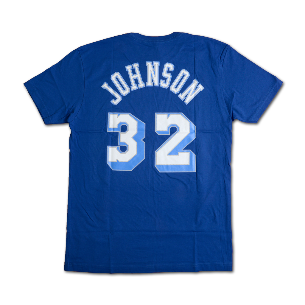 Mitchell & Ness 洛杉磯湖人隊 Magic Johnson 球員姓名 & 號碼 T-Shirt