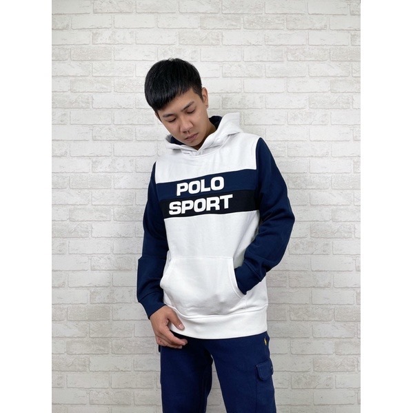 Polo Ralph Lauren 青年版 拼接撞色 帽T