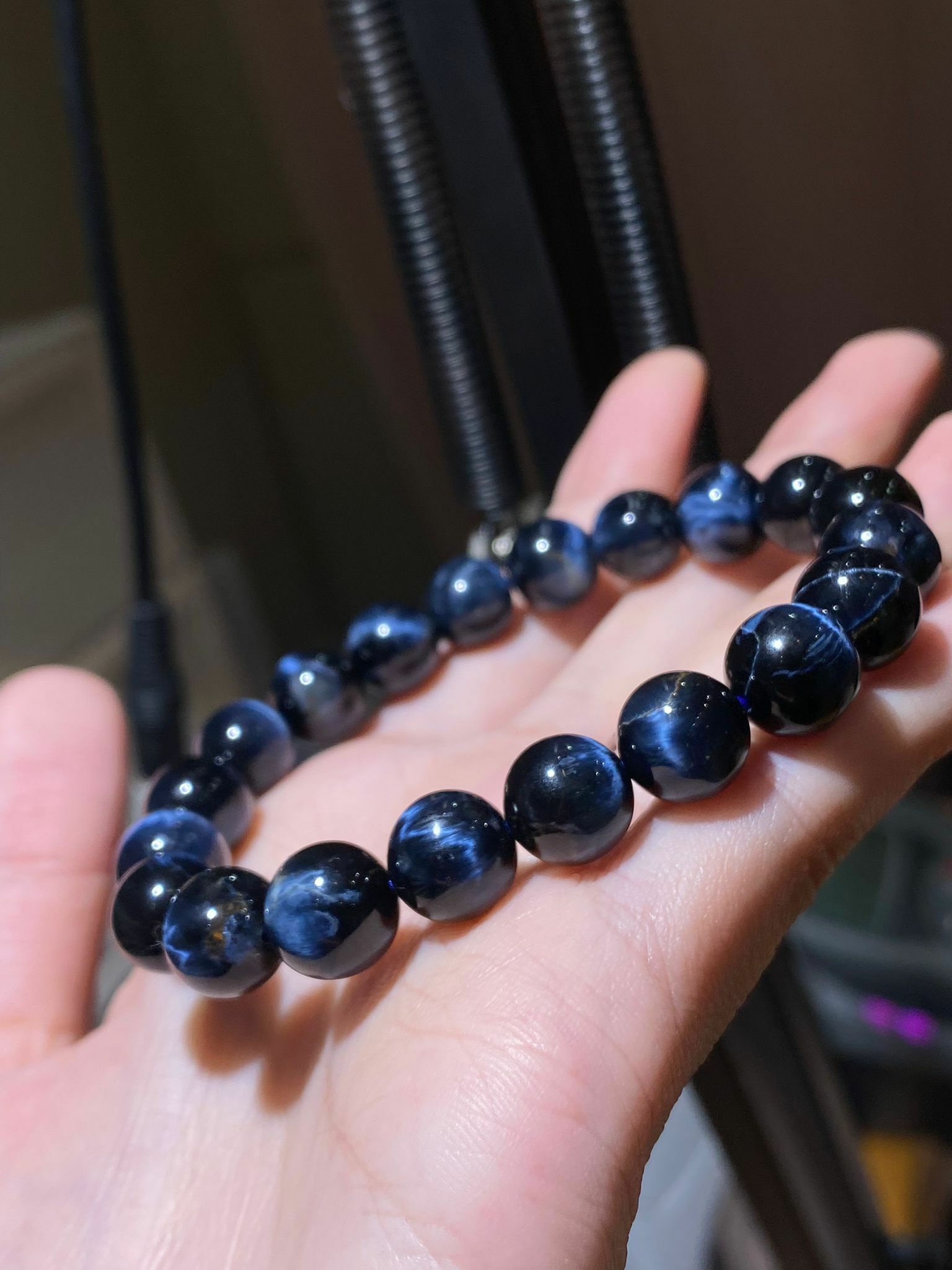 高質全藍彼得石