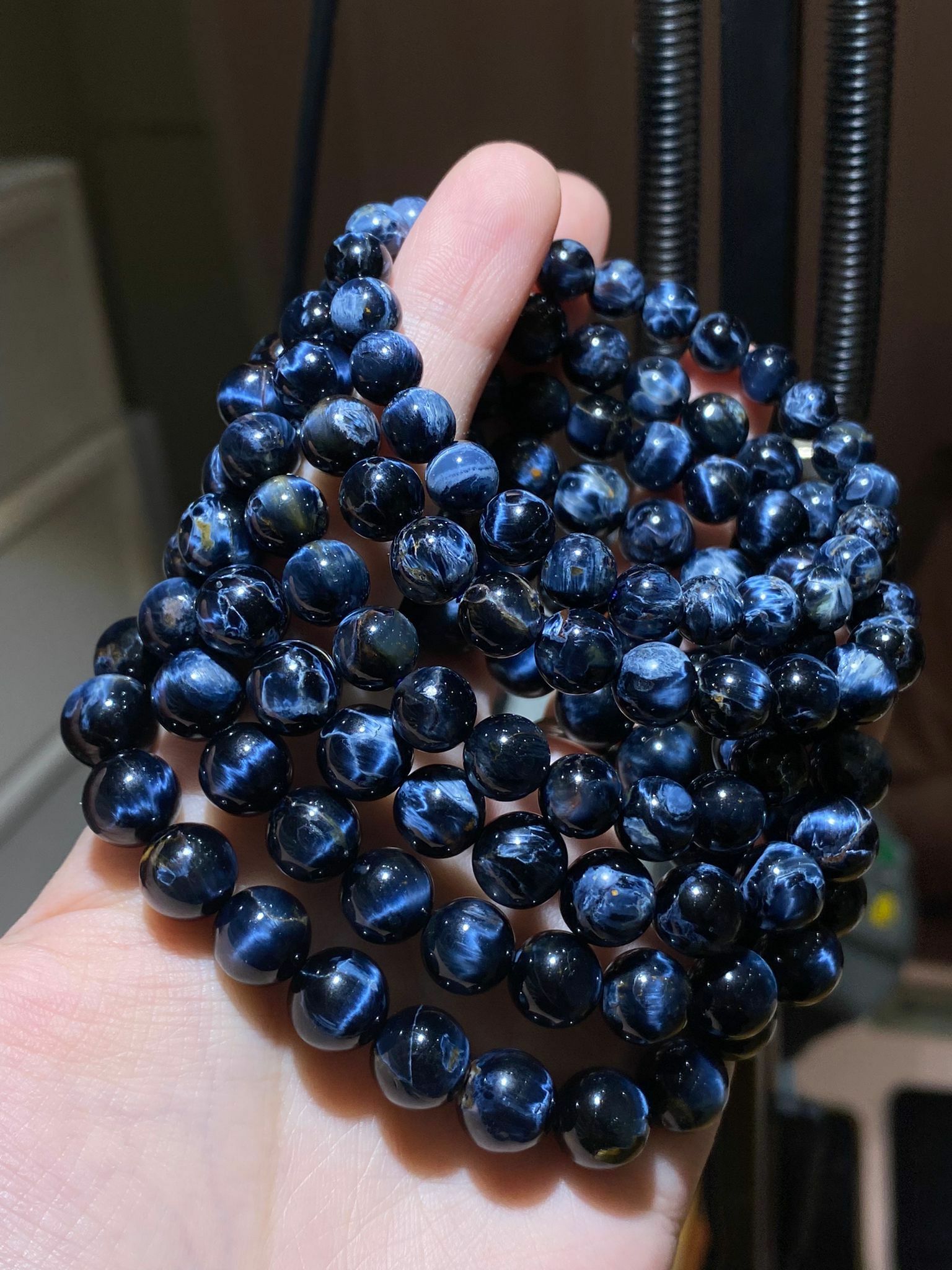 高質全藍彼得石