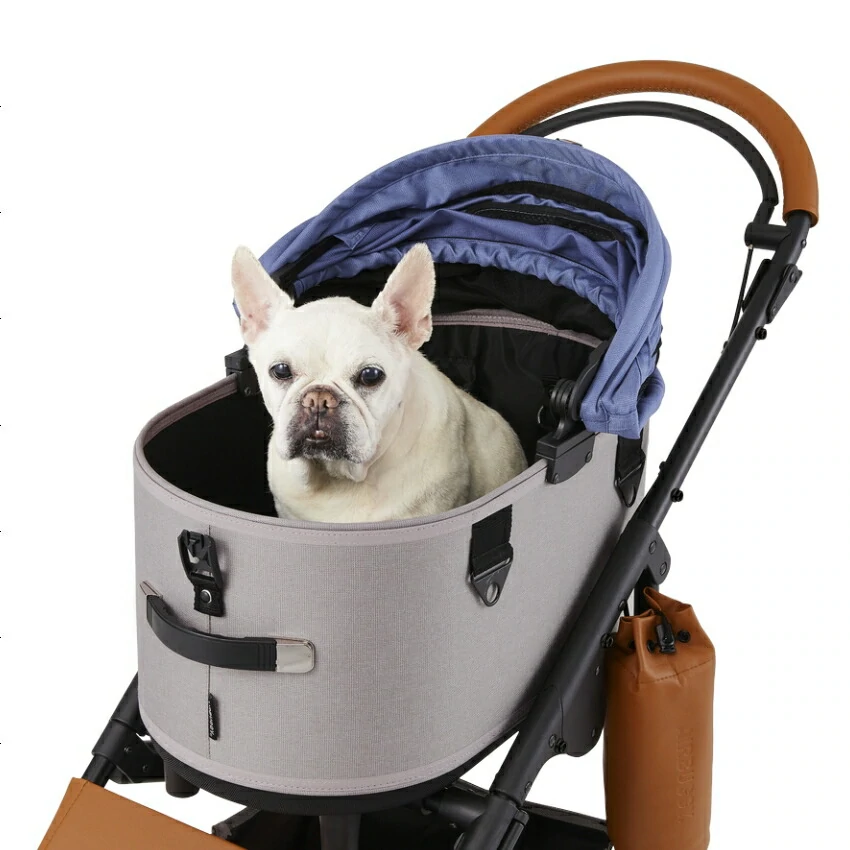 AirBuggy Dome3 Large 高級寵物手推車20kg．NILE BLUE