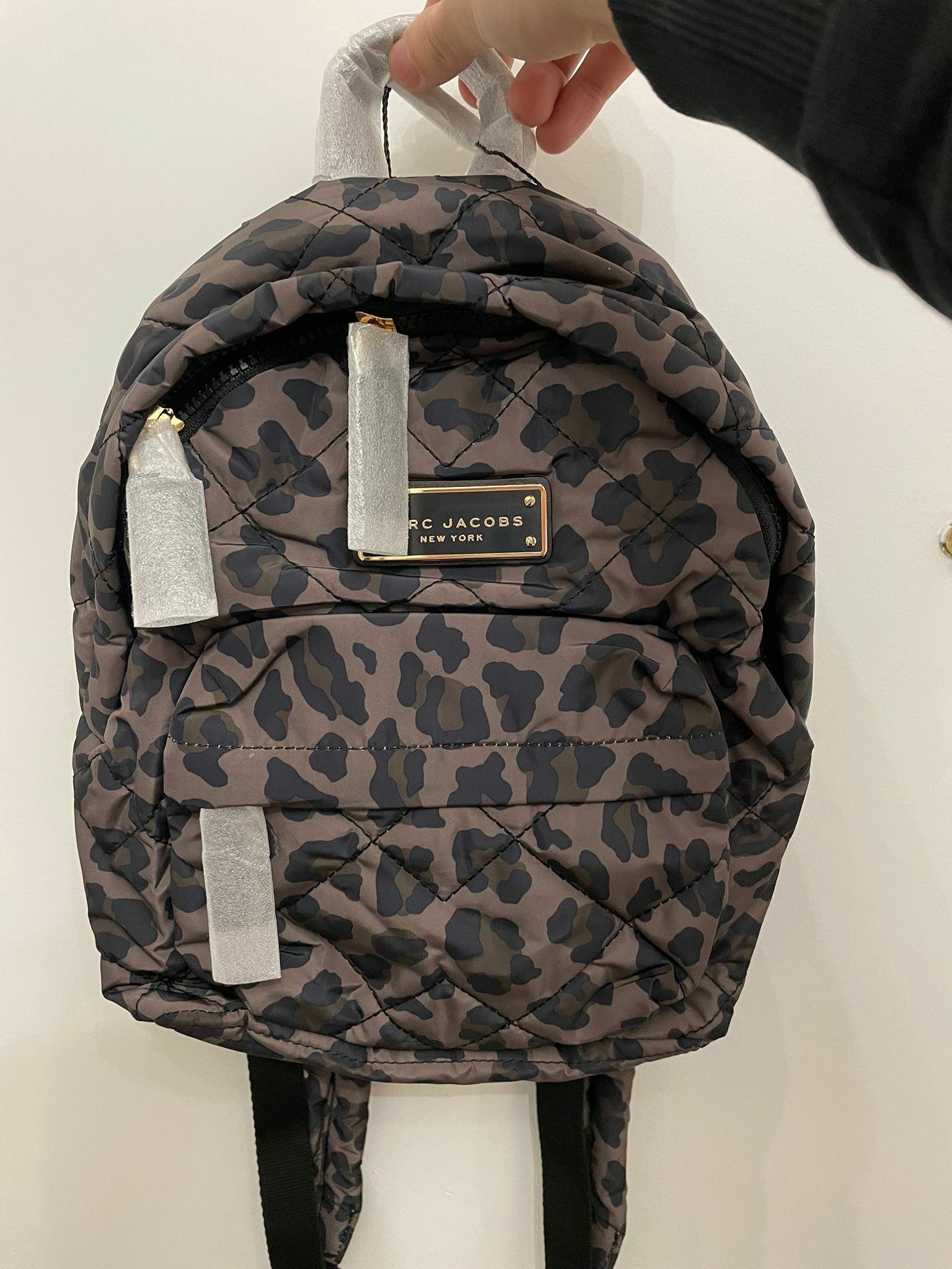 Marc jacobs leopard backpack sale