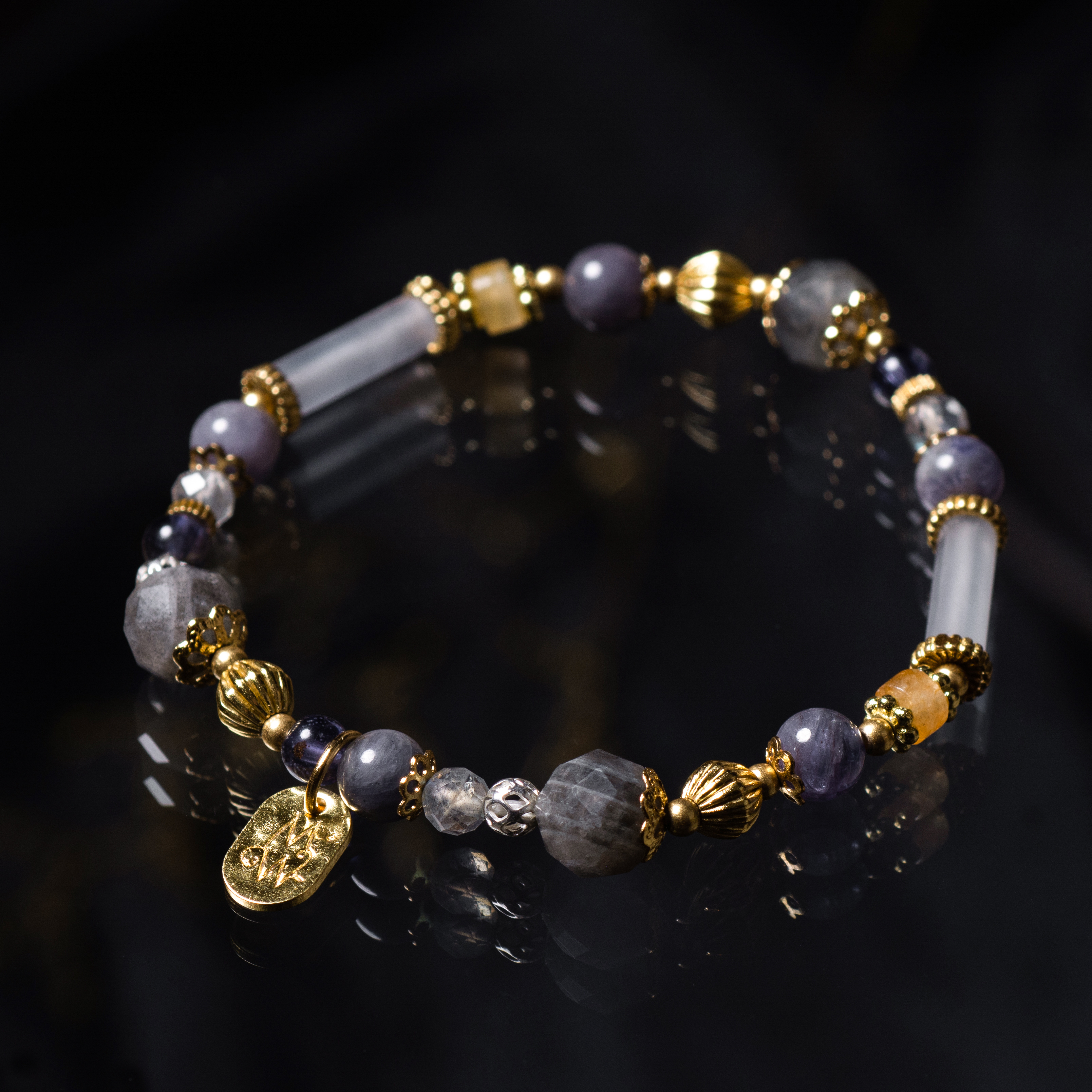 新宇宙 // C1405丹泉石白玉髓手鍊