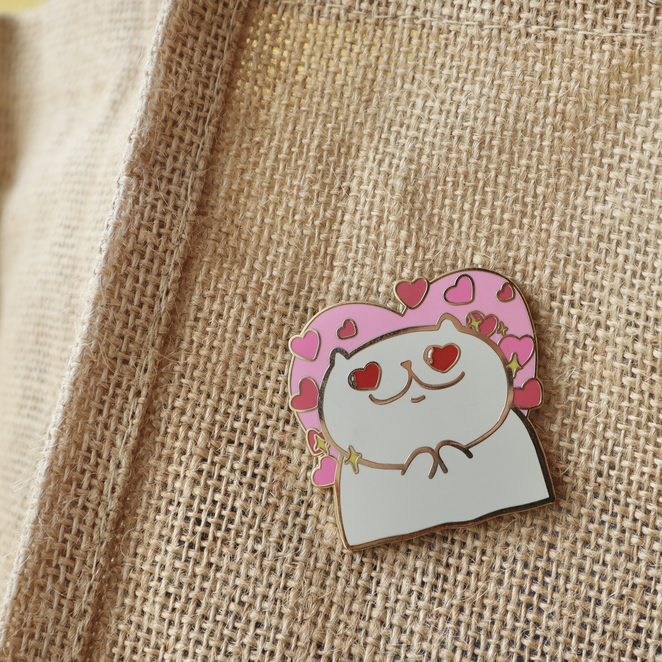 In Love Cat Enamel Pin