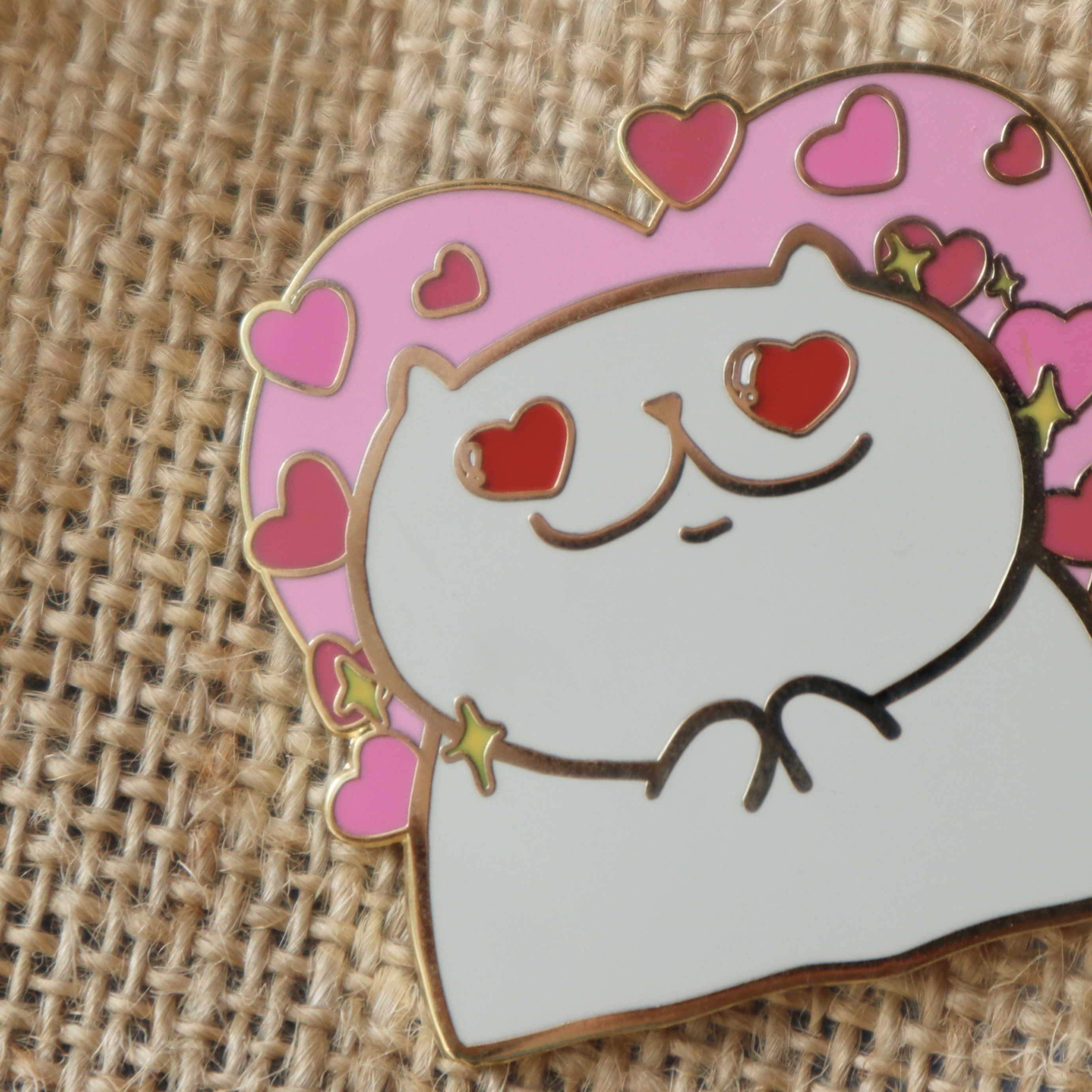 In Love Cat Enamel Pin