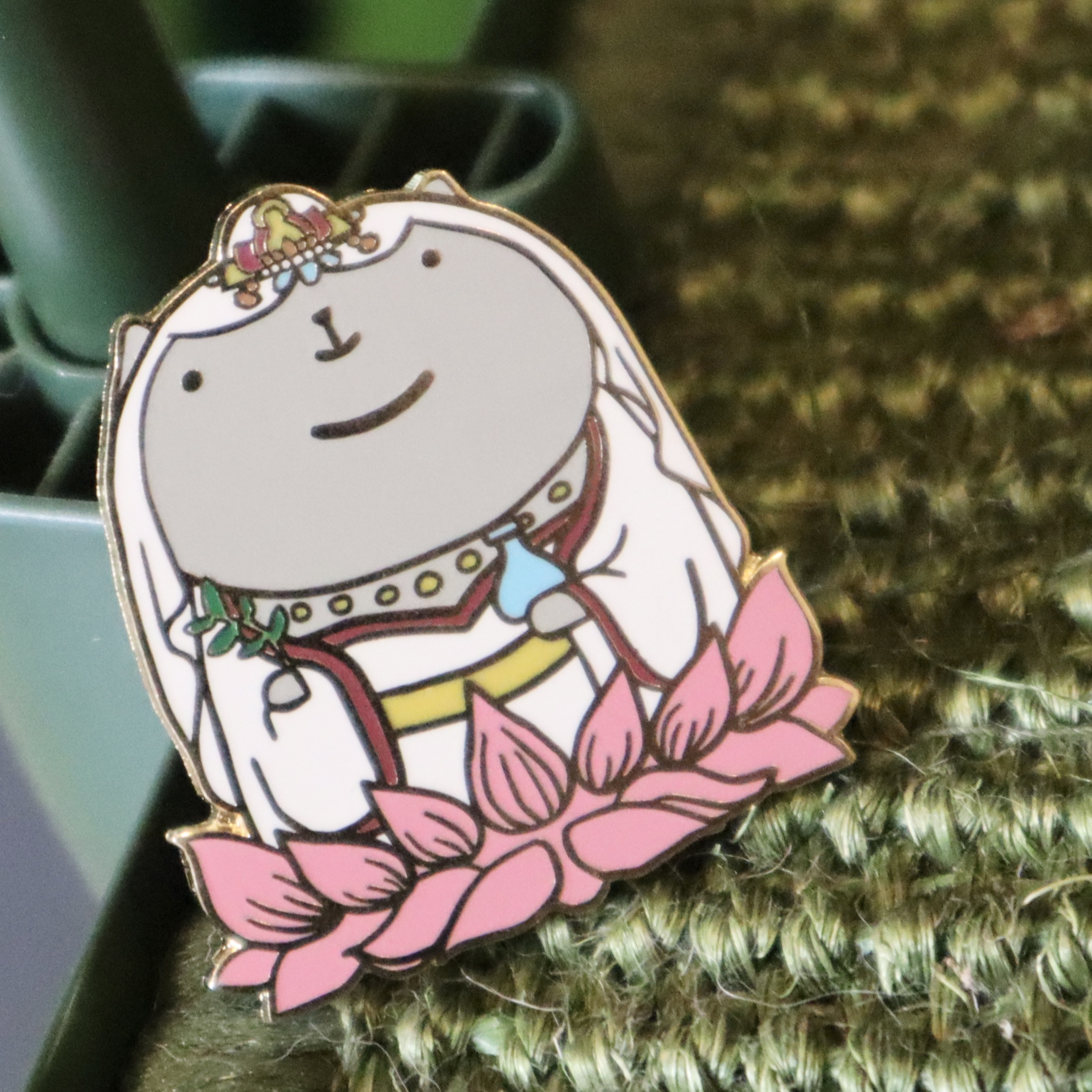 Goddess of Meowsy Enamel Pin