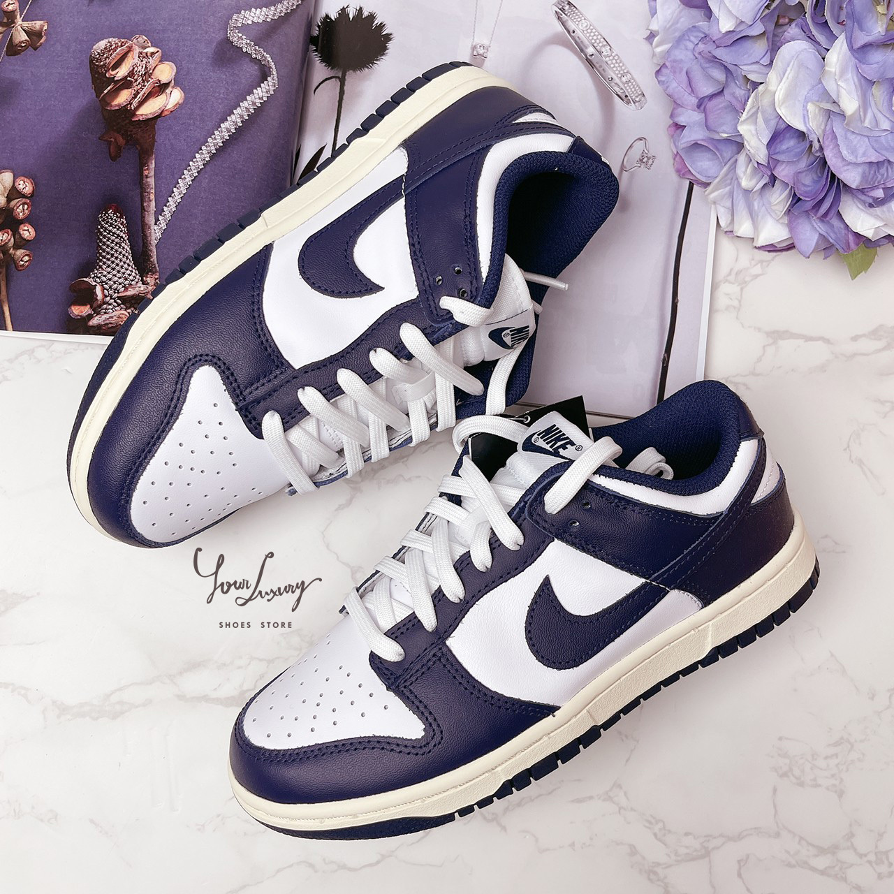 【Luxury】日本 NIKE Wmns Dunk Low Vintage Navy 復古深藍奶油底 DD1503-115 復古森林綠 Vintage Green