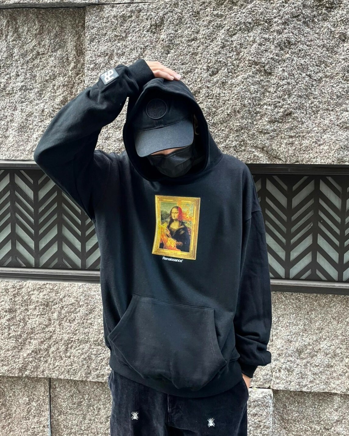 RENAISSANCE 火燒 蒙娜麗莎 帽T “ BURNING MONA LISA HOODIE “