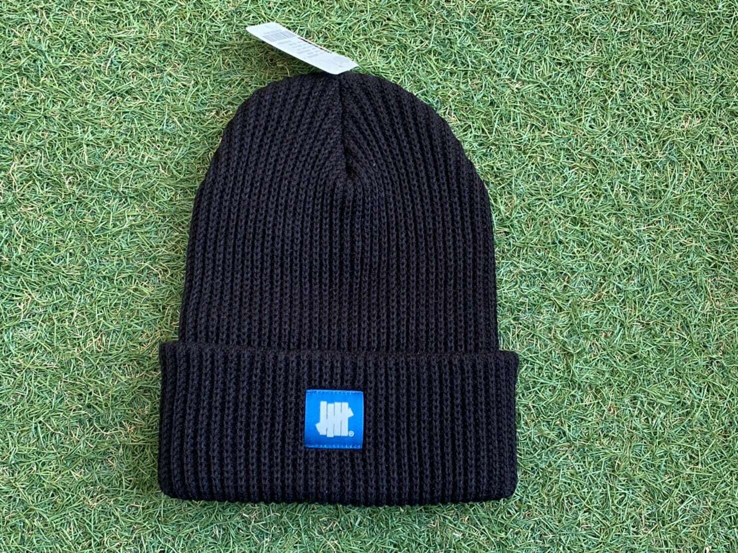 UNDEFEATED ICON LABEL BEANIE 90195 柵欄 毛帽 黑色