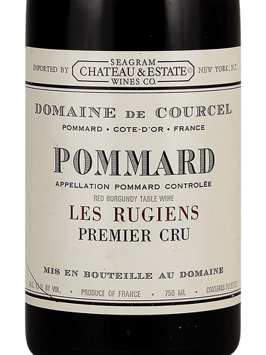 Courcel Pommard 1er Cru Les Rugiens 2019