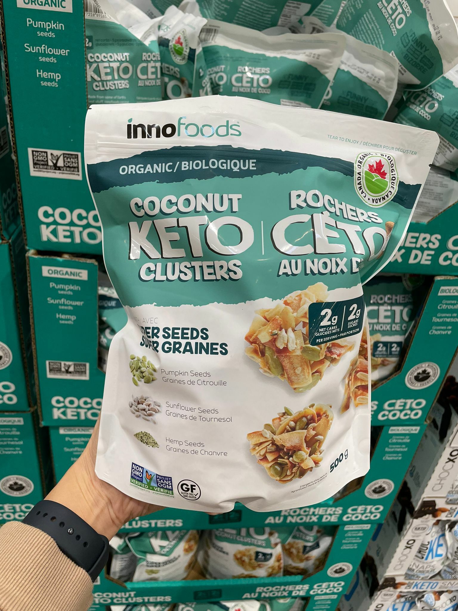 【Inno food Keto Coconut Cluster 500g