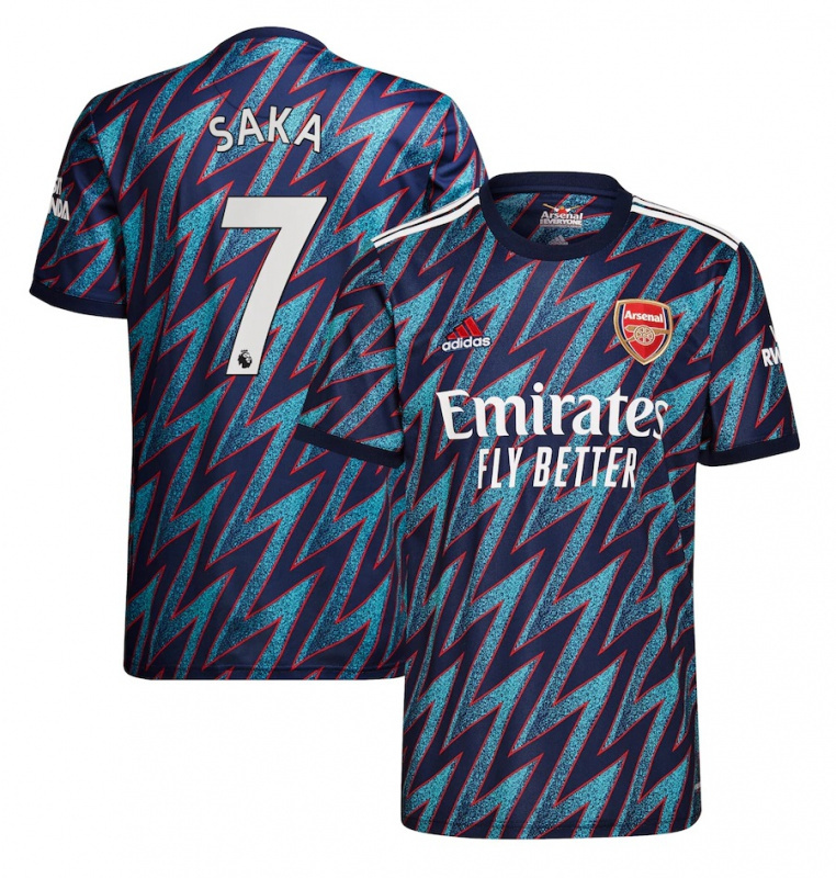 21-22阿仙奴第二客球迷版球衣