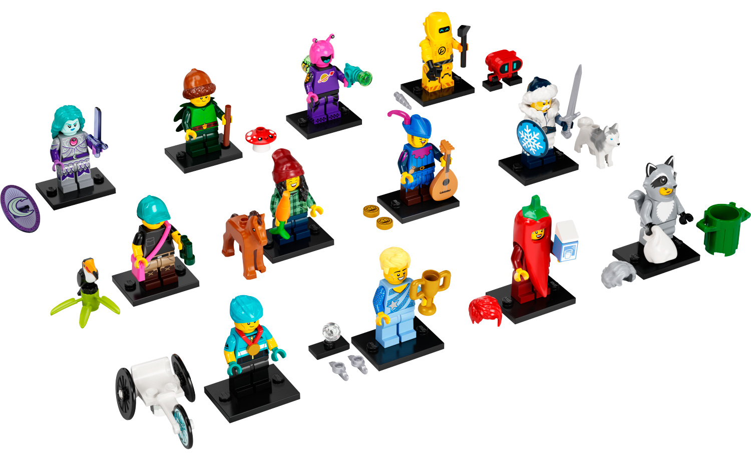 [飛米樂高積木磚賣店] LEGO 71032 Minifigures 第 22 代 (一套12隻)