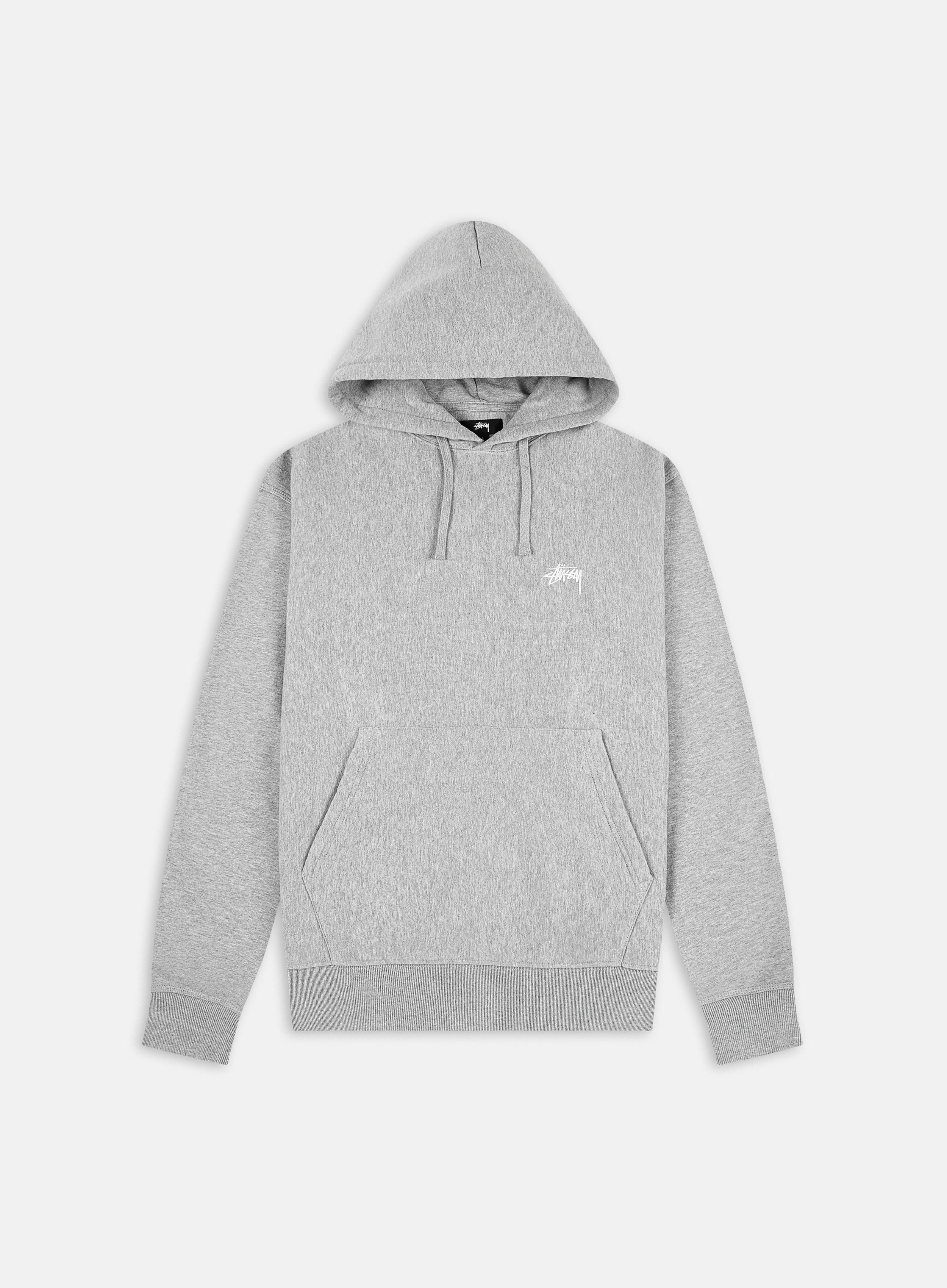 [Instock] STÜSSY HO21 Stock Logo Dyed Hoodie Grey