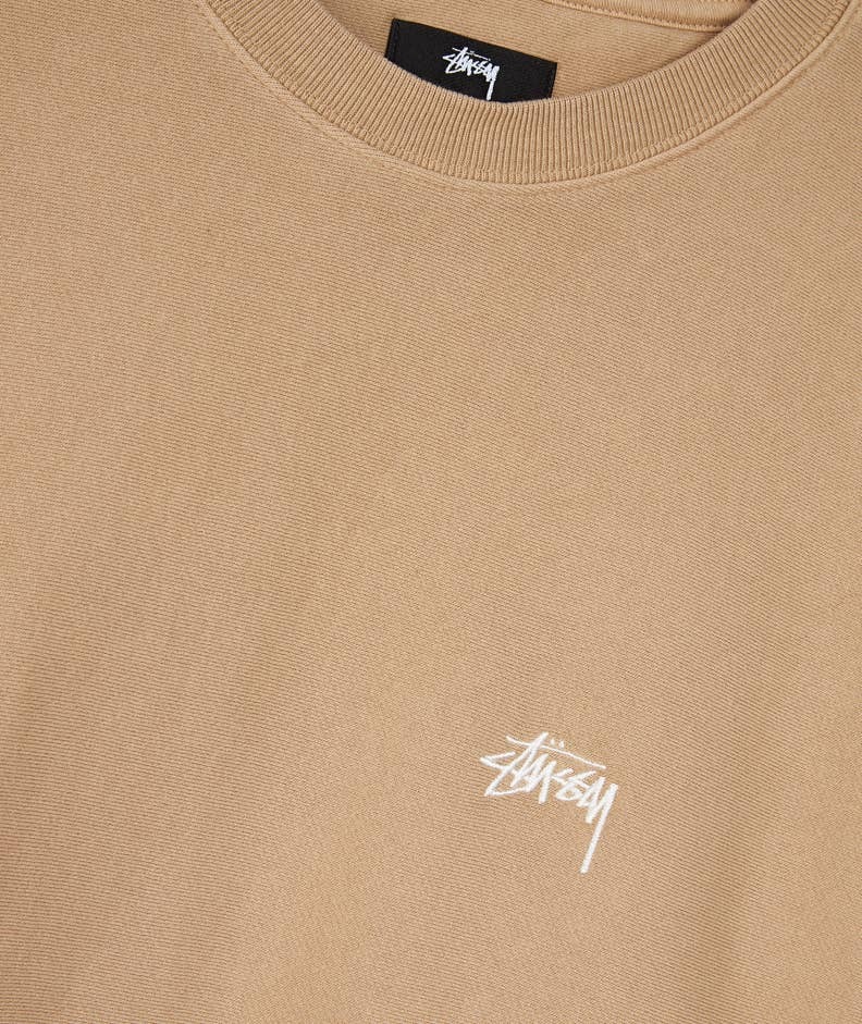 [Instock] STÜSSY HO21 STOCK LOGO CREW BEIGE