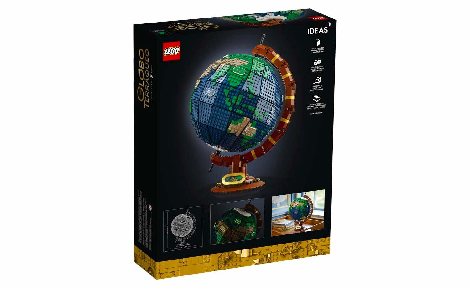 [飛米樂高積木磚賣店] LEGO 21332 ＩＤＥＡＳ系列 地球儀