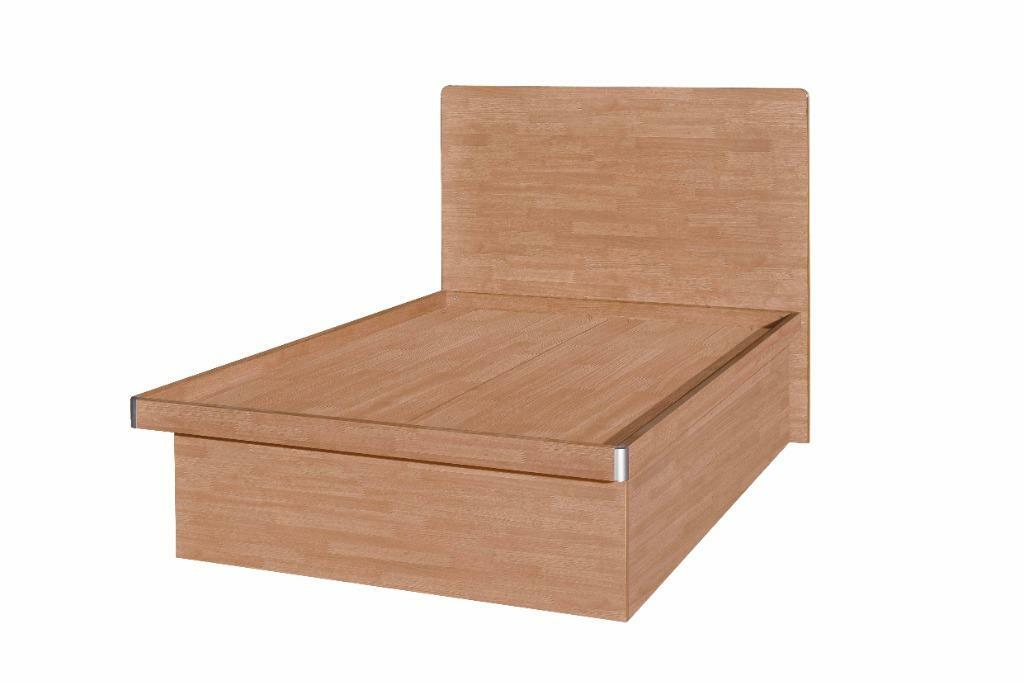 826系列 櫸木色 木板屏油壓床架