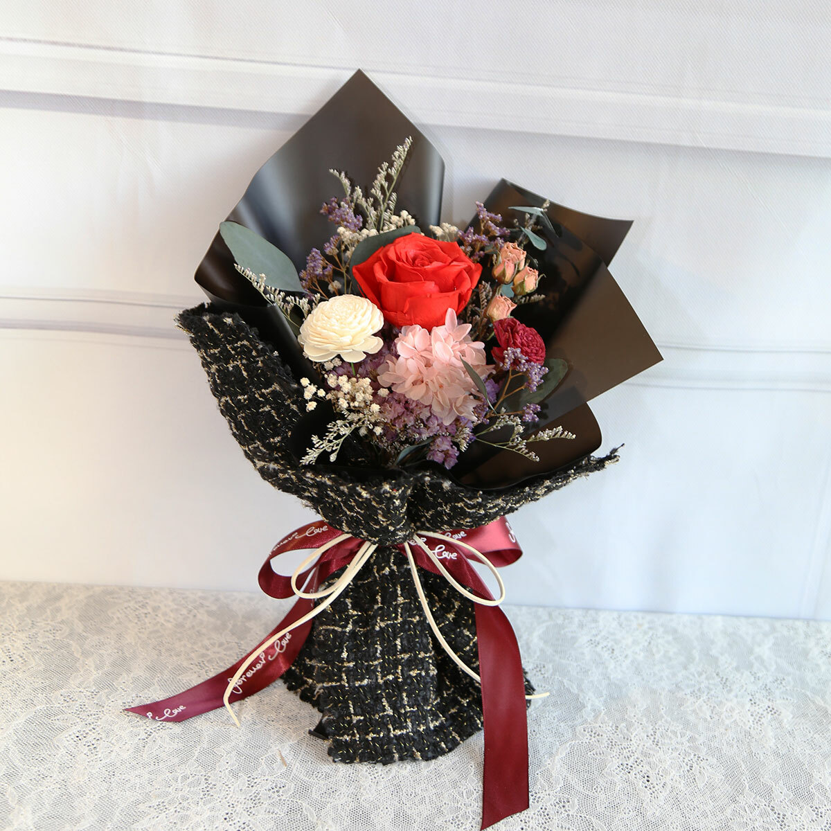 G32｜小香風提袋花束