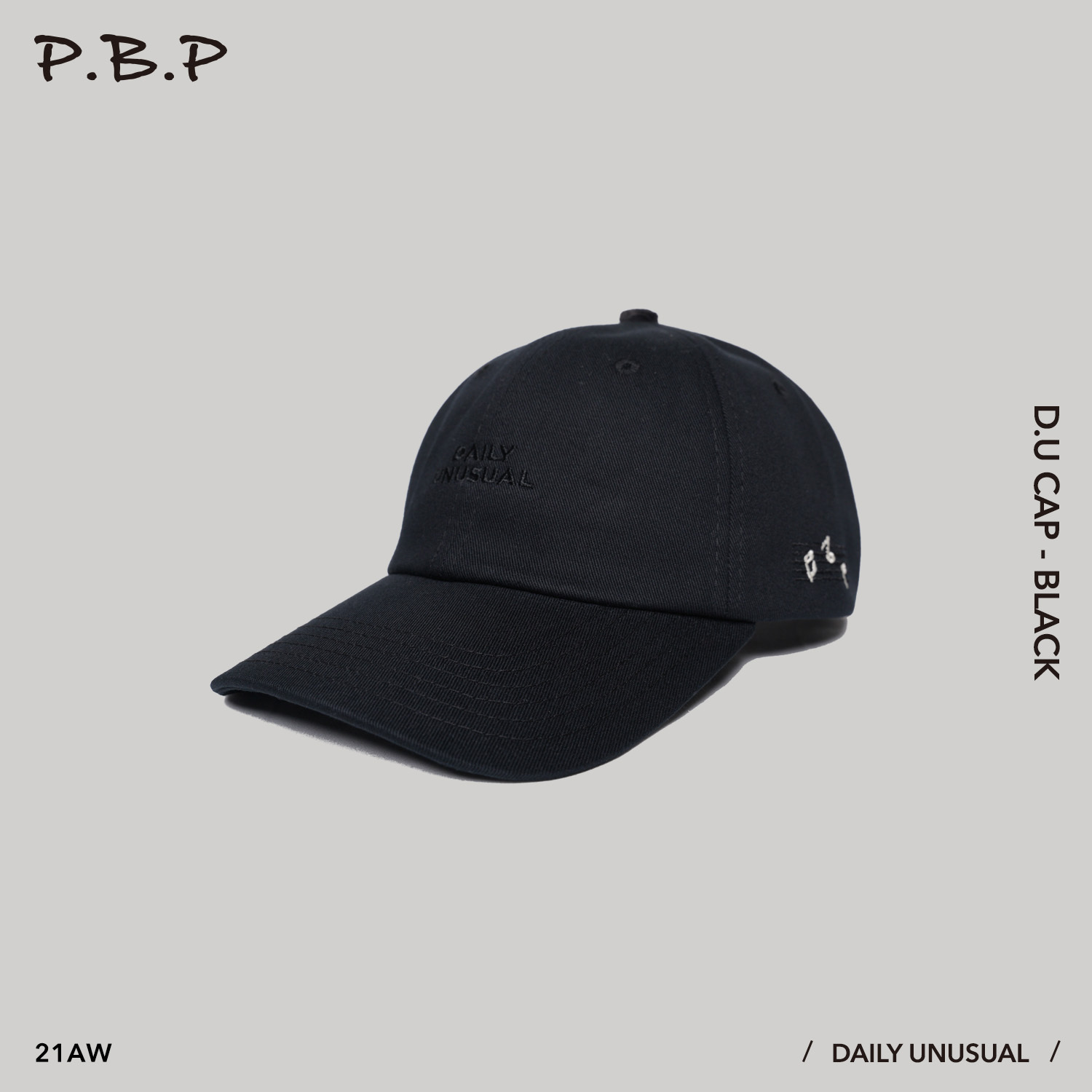P.B.P - D.U Cap - Black