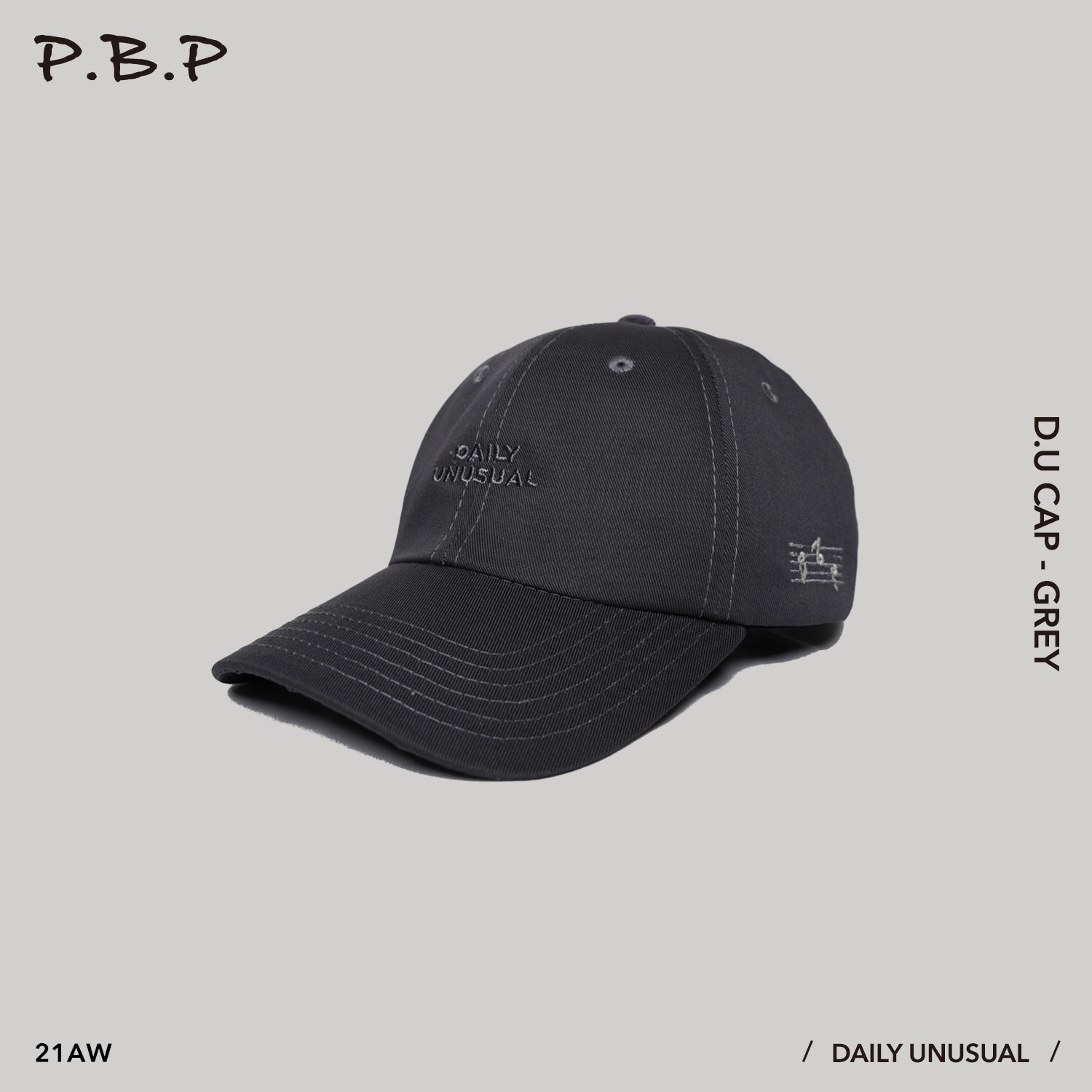 P.B.P - D.U Cap - Grey