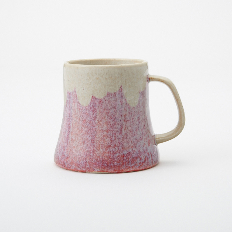 Rokuro Mt. Fuji Mug Red｜Blut's