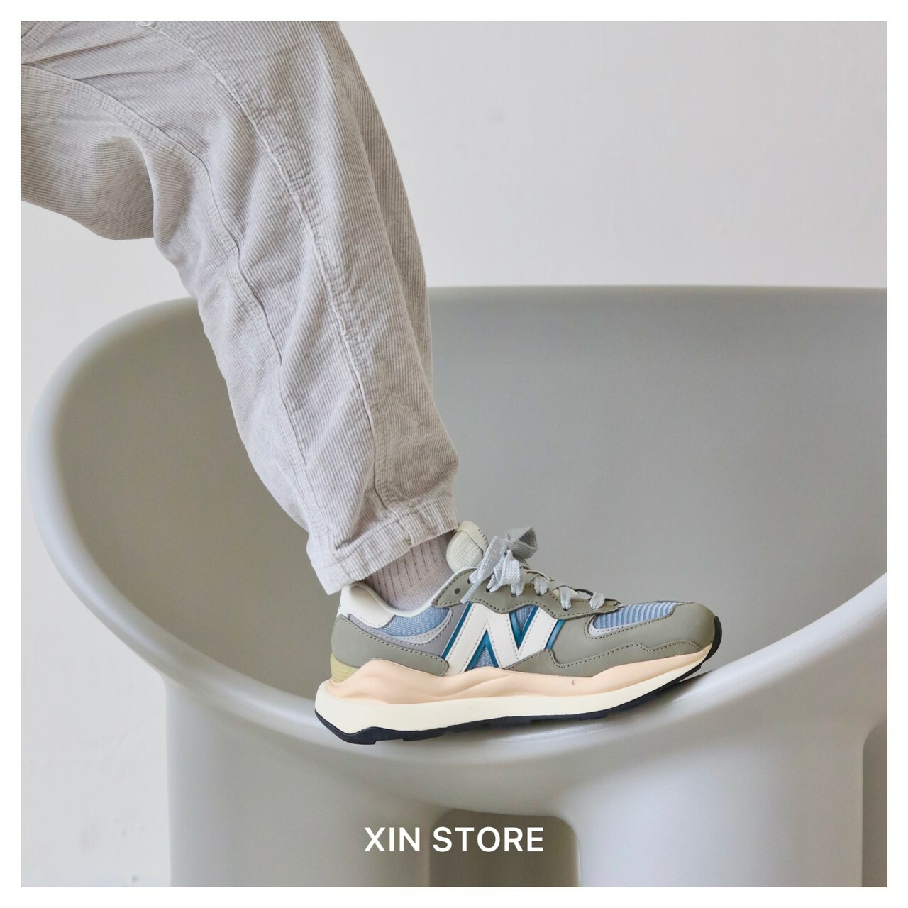 【現貨】New Balance NB 5740 復古 慢跑鞋 JP 鞋皇 奶油底 水藍灰