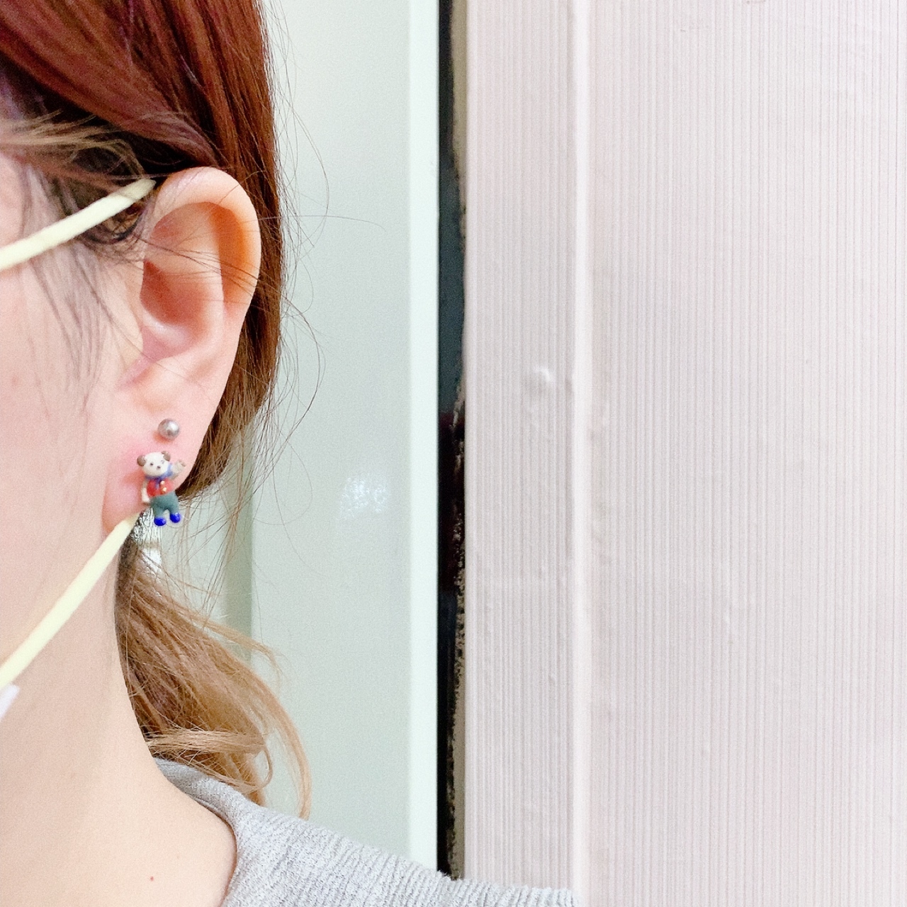 Ayatorie 熊仔友好三兄弟耳環