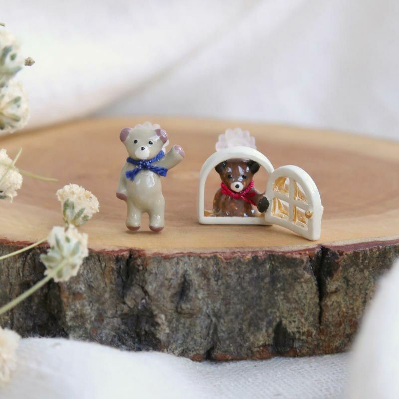 Ayatorie 熊仔打招呼耳環