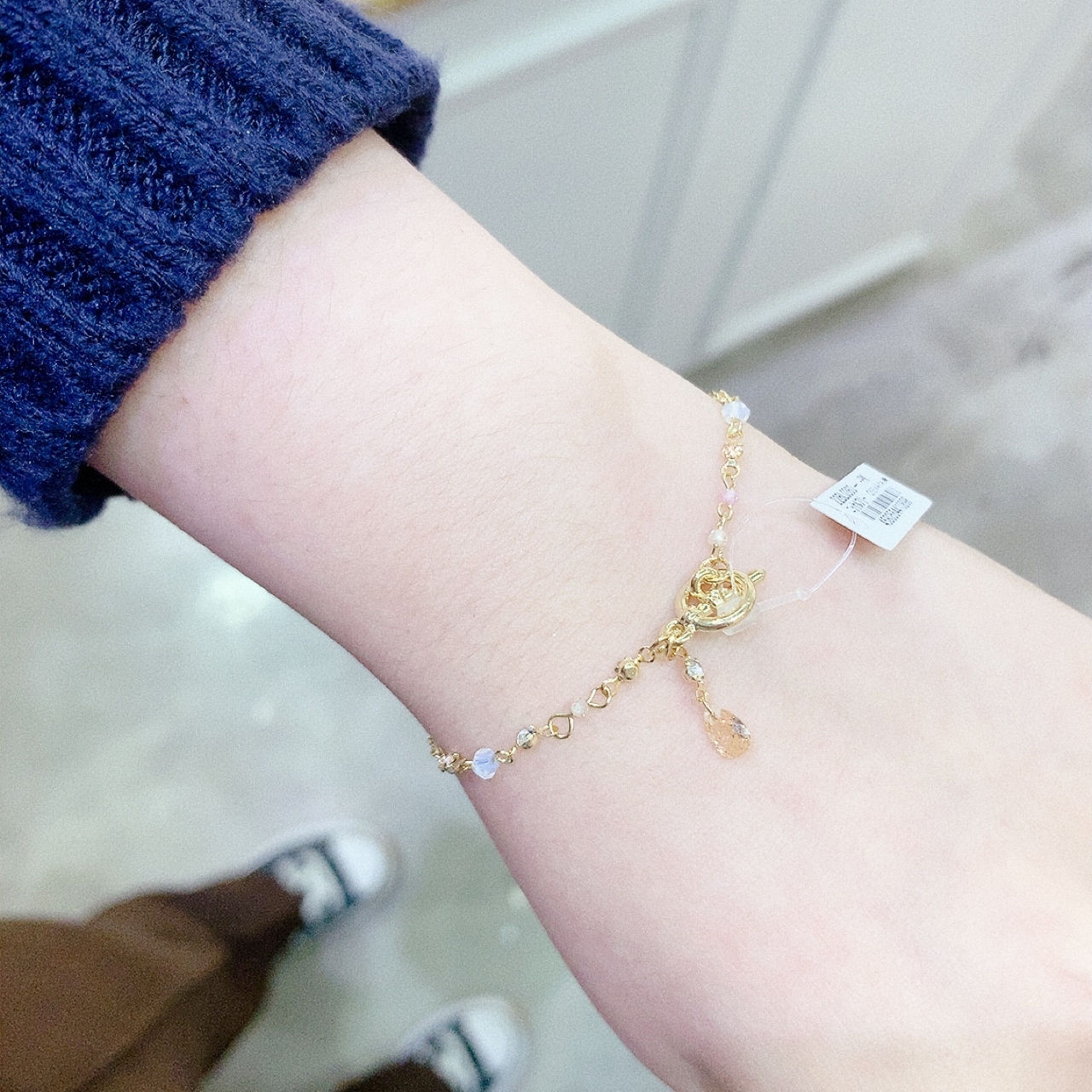 彩色珠&晶石手鏈