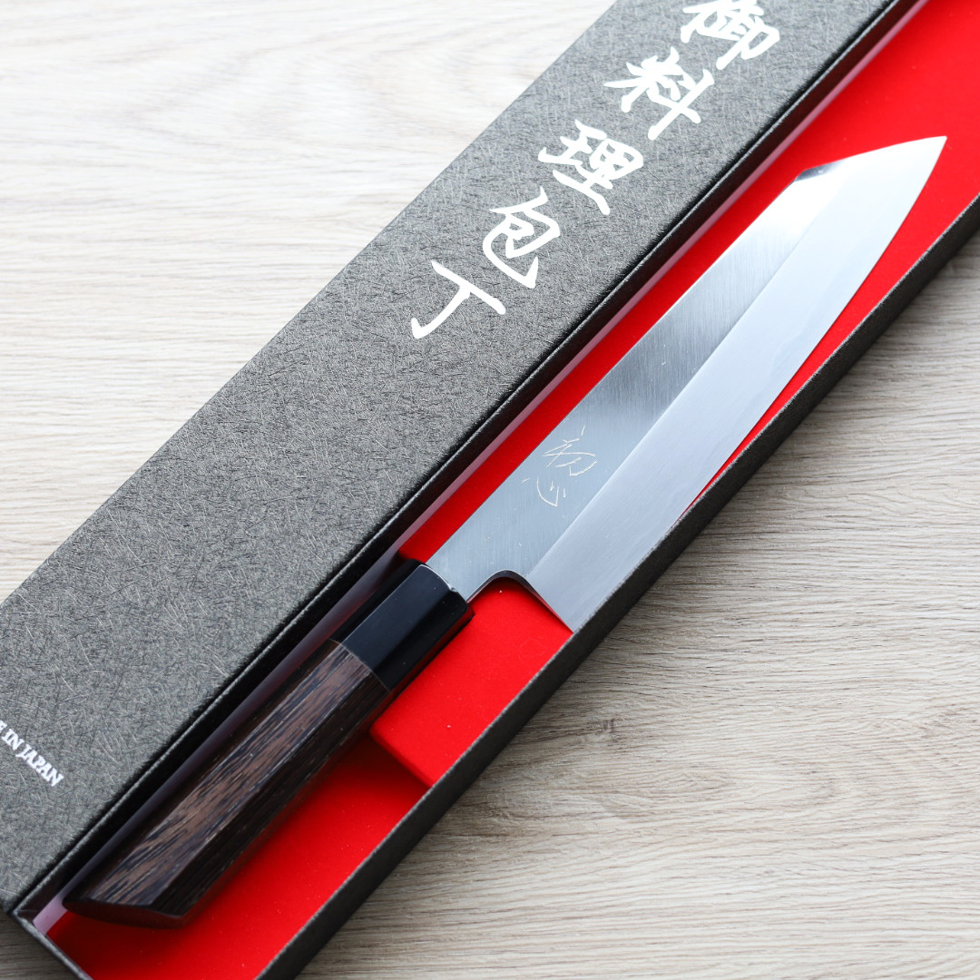 明神利器製作所 初心 單刃切付牛刀 210mm 白紙鋼