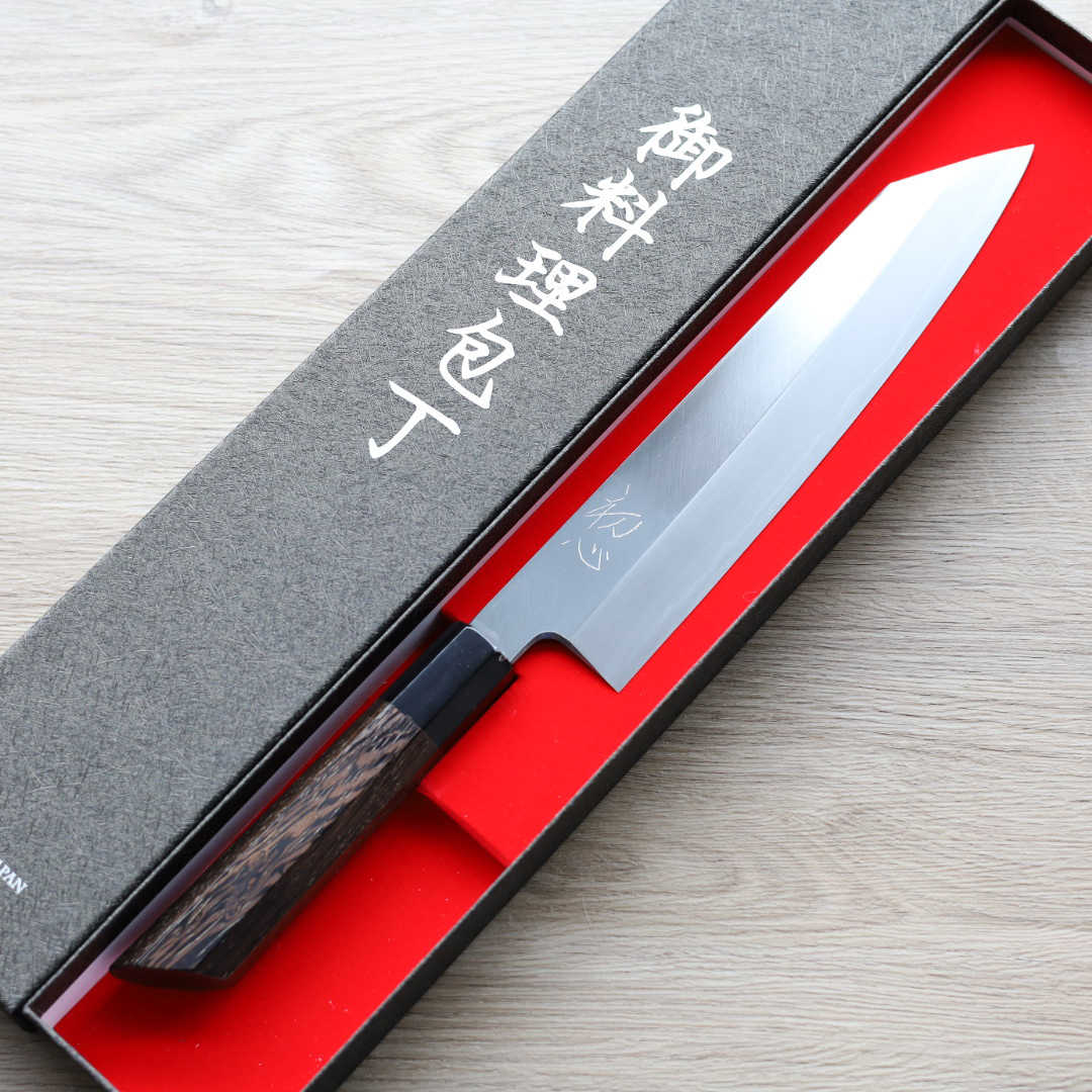 明神利器製作所 初心 單刃切付牛刀 240mm 白紙鋼