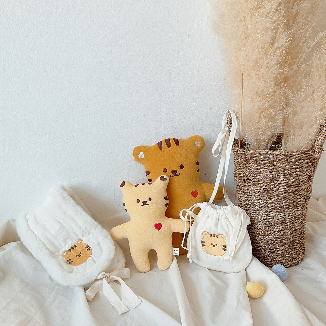 Dot to Dot 直紋索帶斜揹袋/福袋