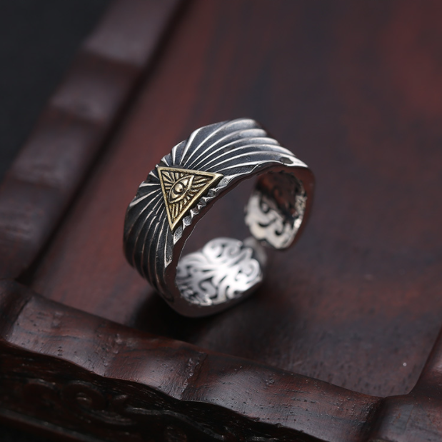 【ACCY011】荷魯斯之眼開口設計戒指