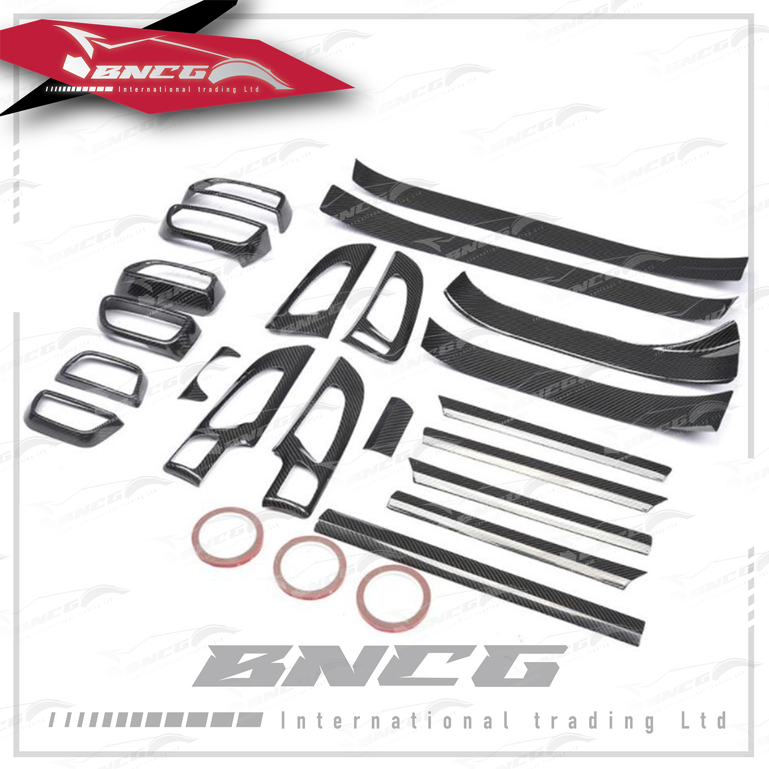 保時捷 Porsche Cayenne 15-16年式 改裝 卡夢 乾碳纖維 內飾件 風口 中控 門把 【21件套】