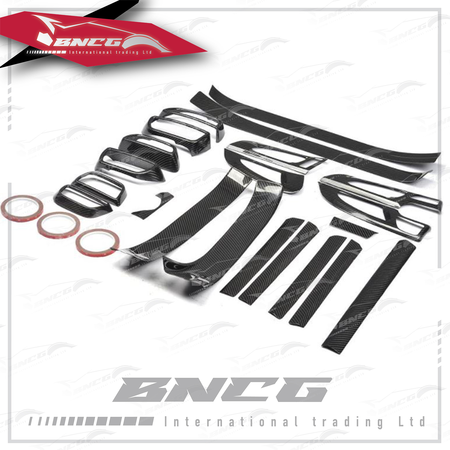 保時捷 Porsche Cayenne 15-16年式 改裝 卡夢 乾碳纖維 內飾件 風口 中控 門把 【21件套】