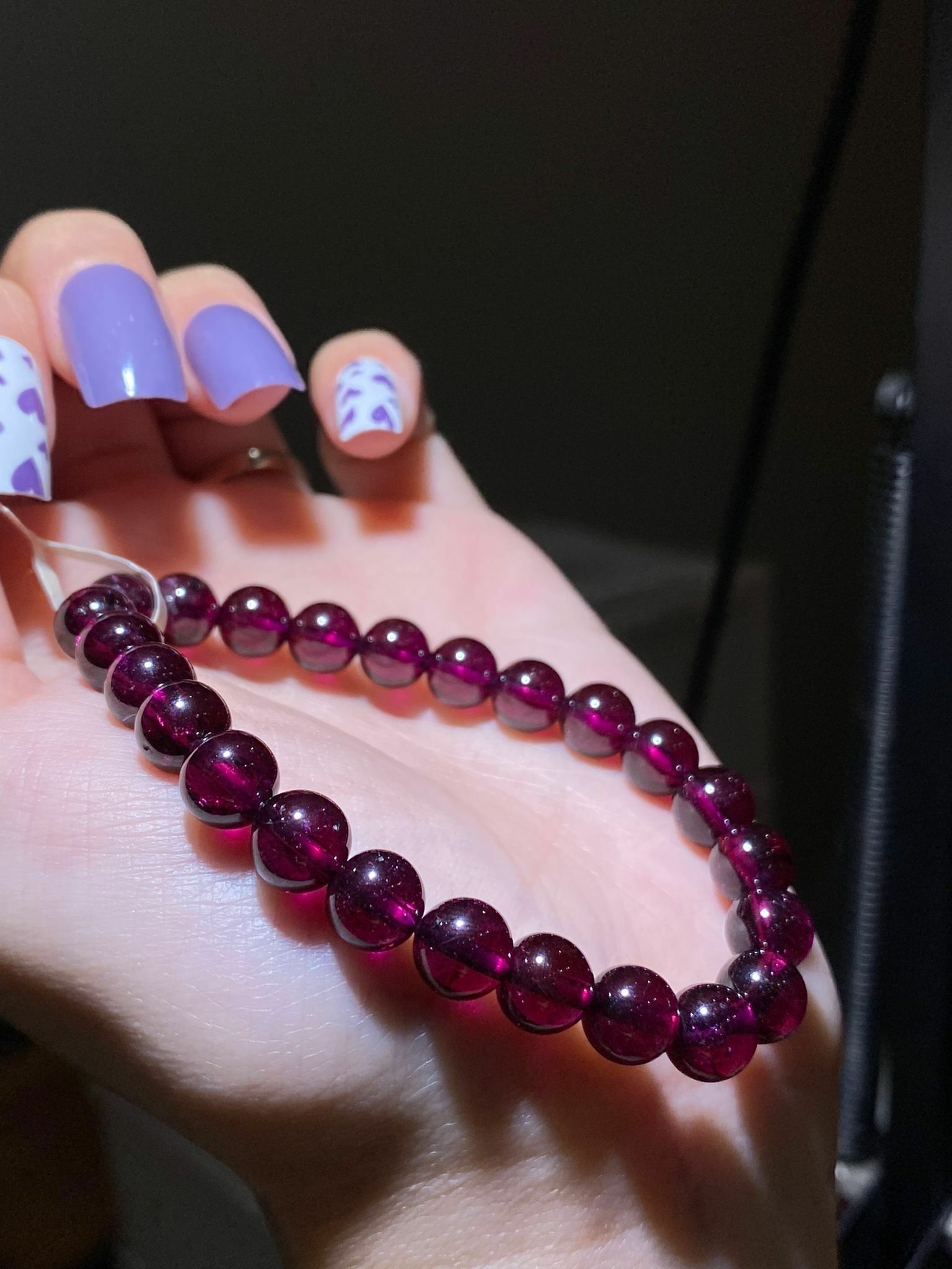 高質紫牙烏石榴石