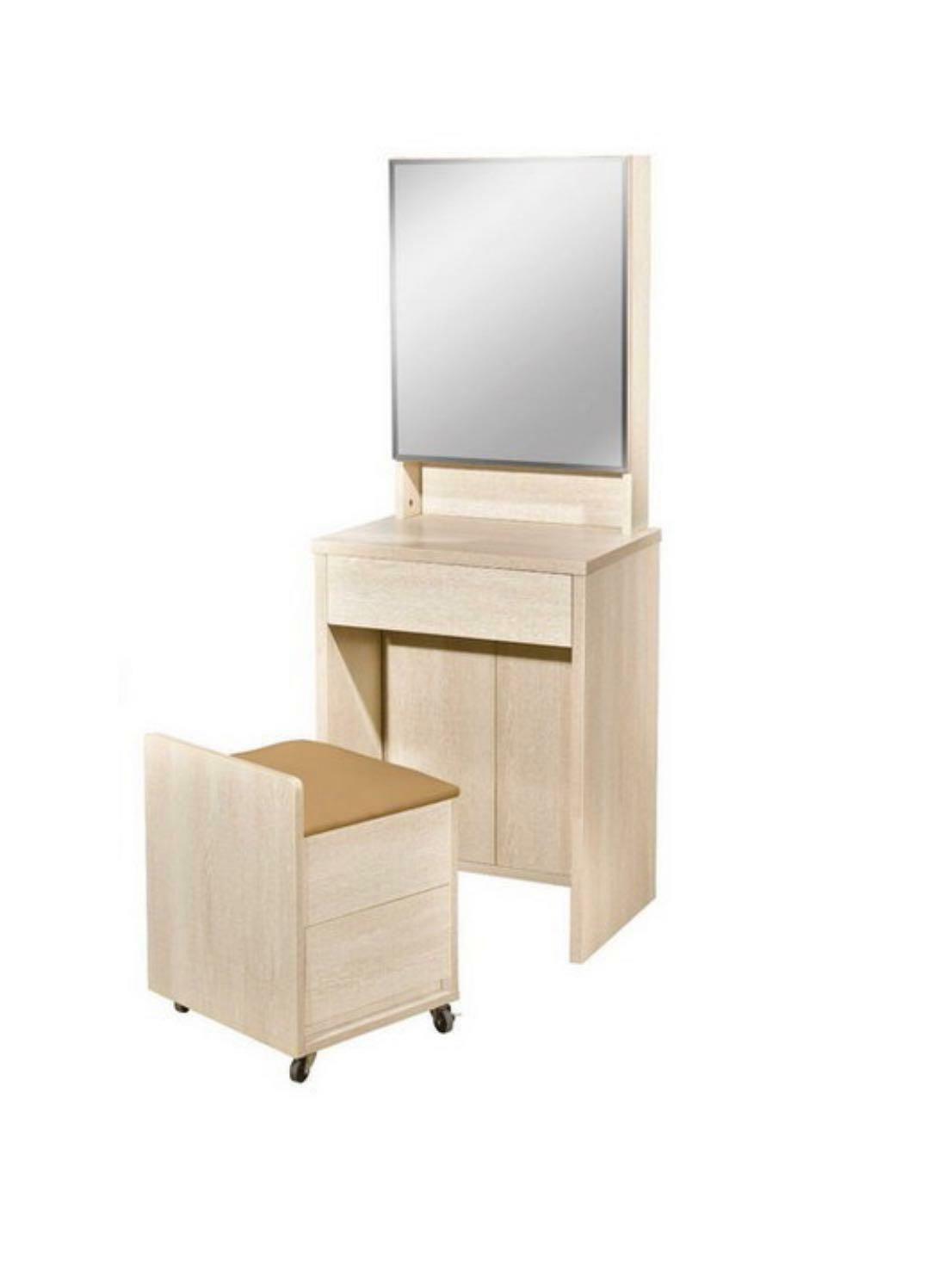 383系列 淺橡木色 妝枱連椅(383-346)