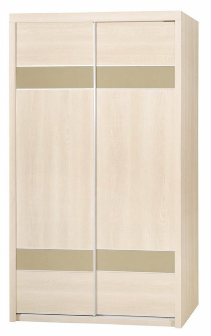 383系列 淺橡木色配亮光灰趟門衣櫃(383-341)(383-342)(383-348)(383-349)