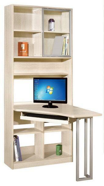 383系列 淺橡木色 曲呎電腦枱(383-328)