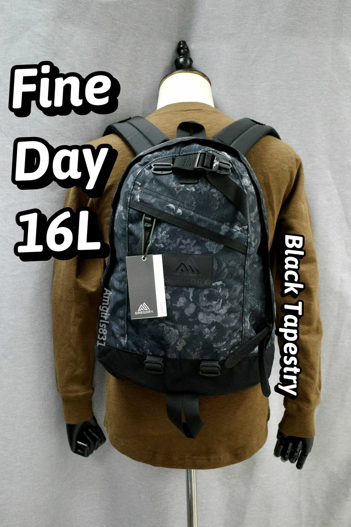 Gregory fine day Black Tapestry