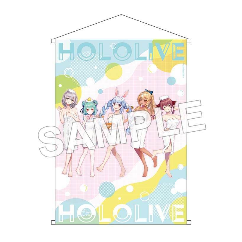 「官方代購」Hololive X 極楽湯 RAKU SP Collab周邊 B2掛布 #6 通販