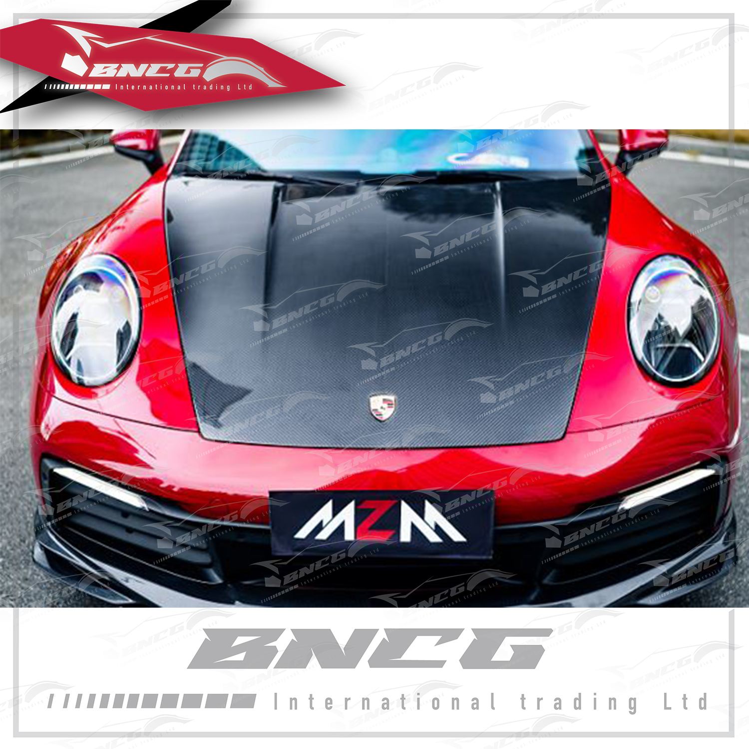 保時捷 Porsche 911 991 992 改裝 卡夢 乾碳纖維 空力套件 OEM款 引擎蓋