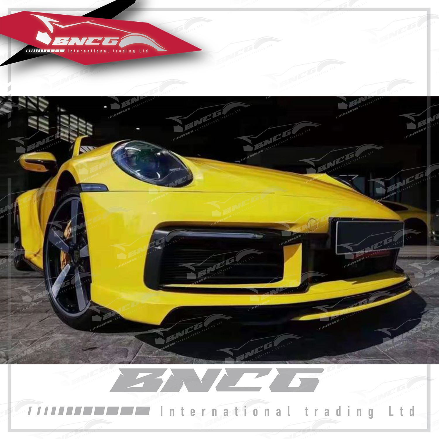 保時捷 Porsche 911 991 992 改裝 卡夢 乾碳纖維 空力套件 TECHART款 前下巴 前導流