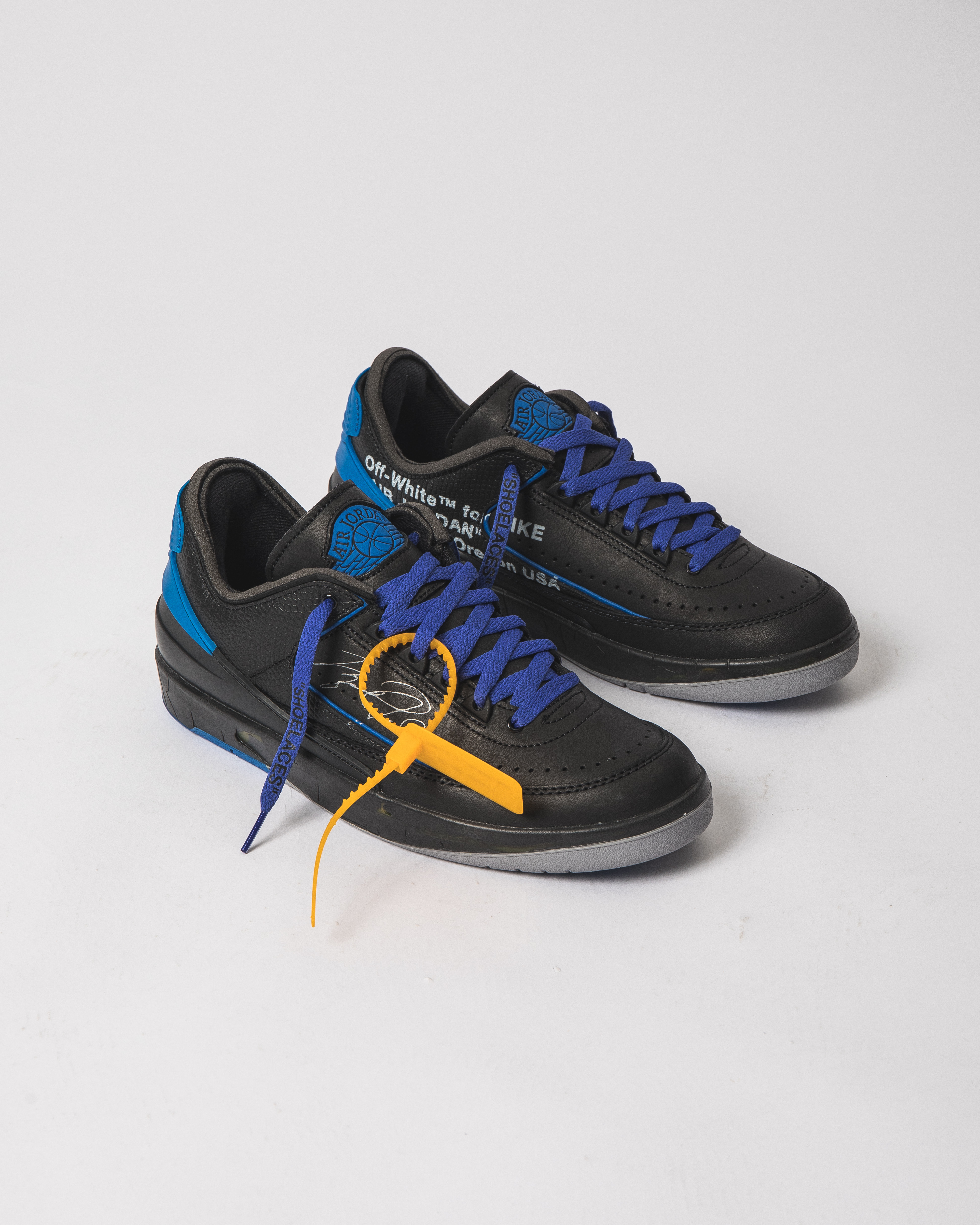 [現貨] Off-White™️ x Air Jordan 2 Retro Black Blue  DJ4375-004