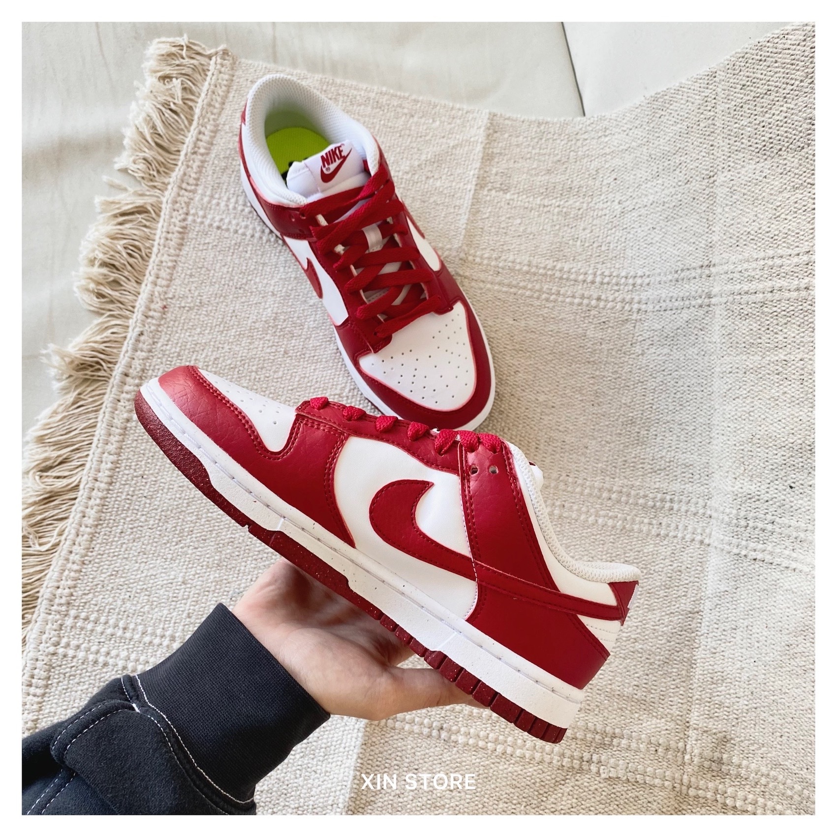 Nike W Dunk Low Next Nature Gym Red 低筒紅白