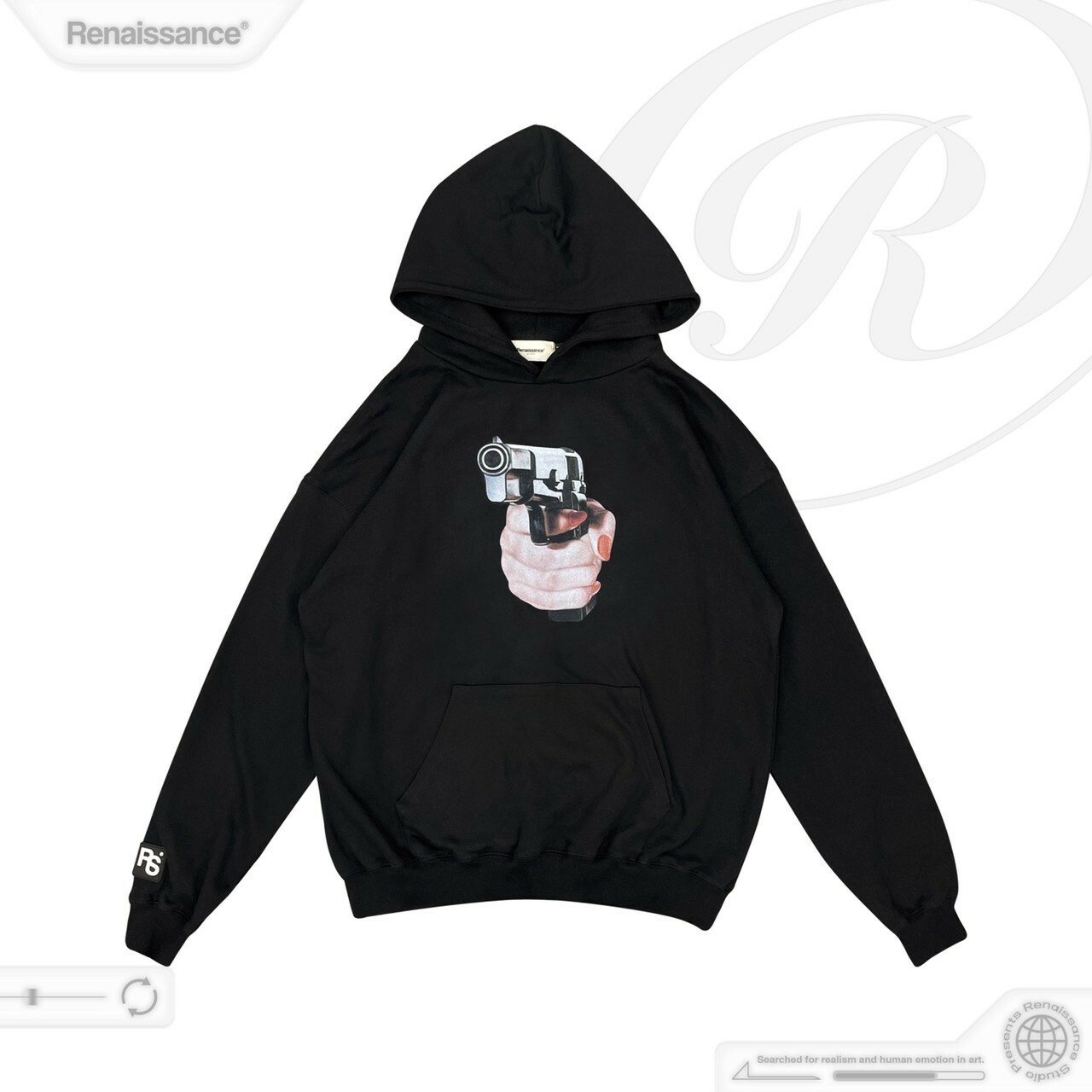 RENAISSANCE 手槍 標靶帽T “ Target Lock Up Hoodie “