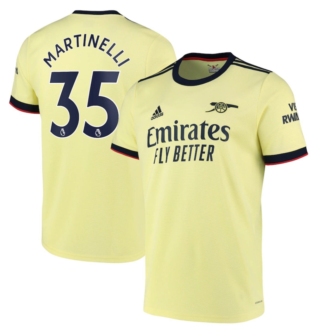 21-22阿仙奴作客球迷版球衣